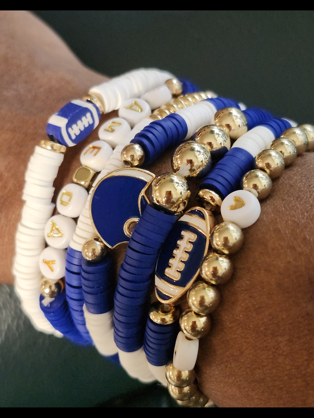✨ BRAND NEW ✨ Football Game Day Beaded Bracelet